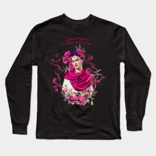 Frida Kahlo Timeless Techniques Long Sleeve T-Shirt